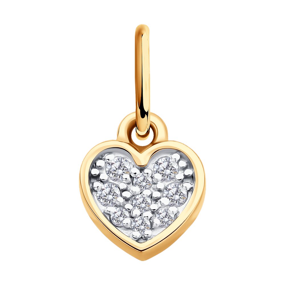 

Подвеска из золота Diamant 51-130-02862-1, фианит, 51-130-02862-1