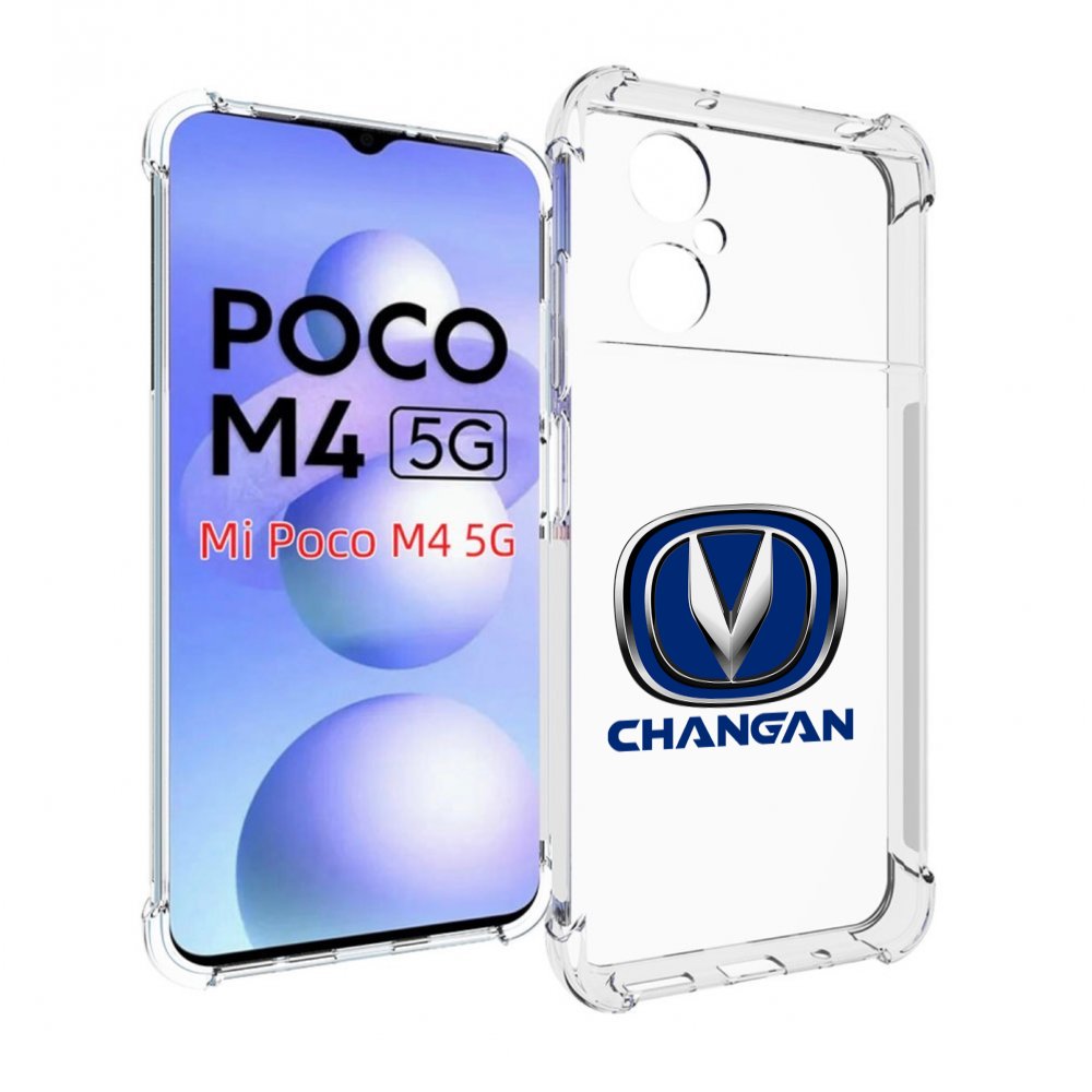 

Чехол Mypads Changan Мужской Для Poco M4 5G, Прозрачный, Tocco