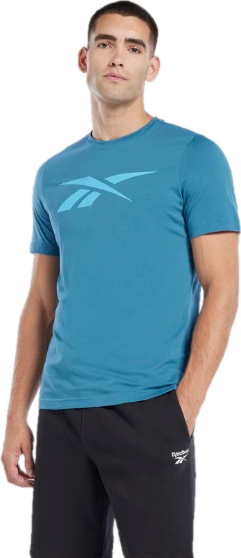 

Футболка мужская Reebok Graphic Series Vector T-Shirt синяя XL, Graphic Series Vector T-Shirt