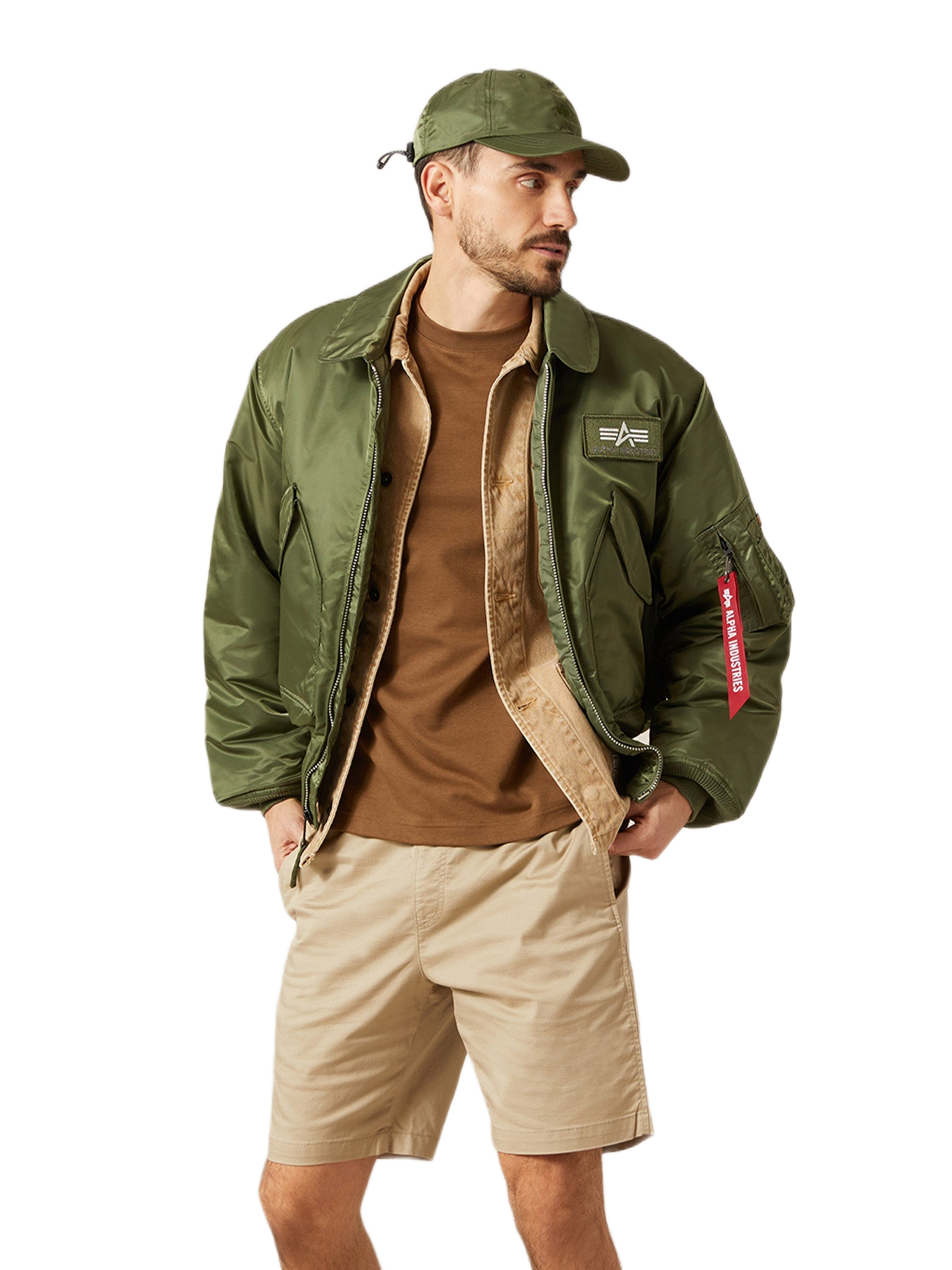 Бомбер унисекс Alpha Industries CWU-45 зеленый L 27060₽