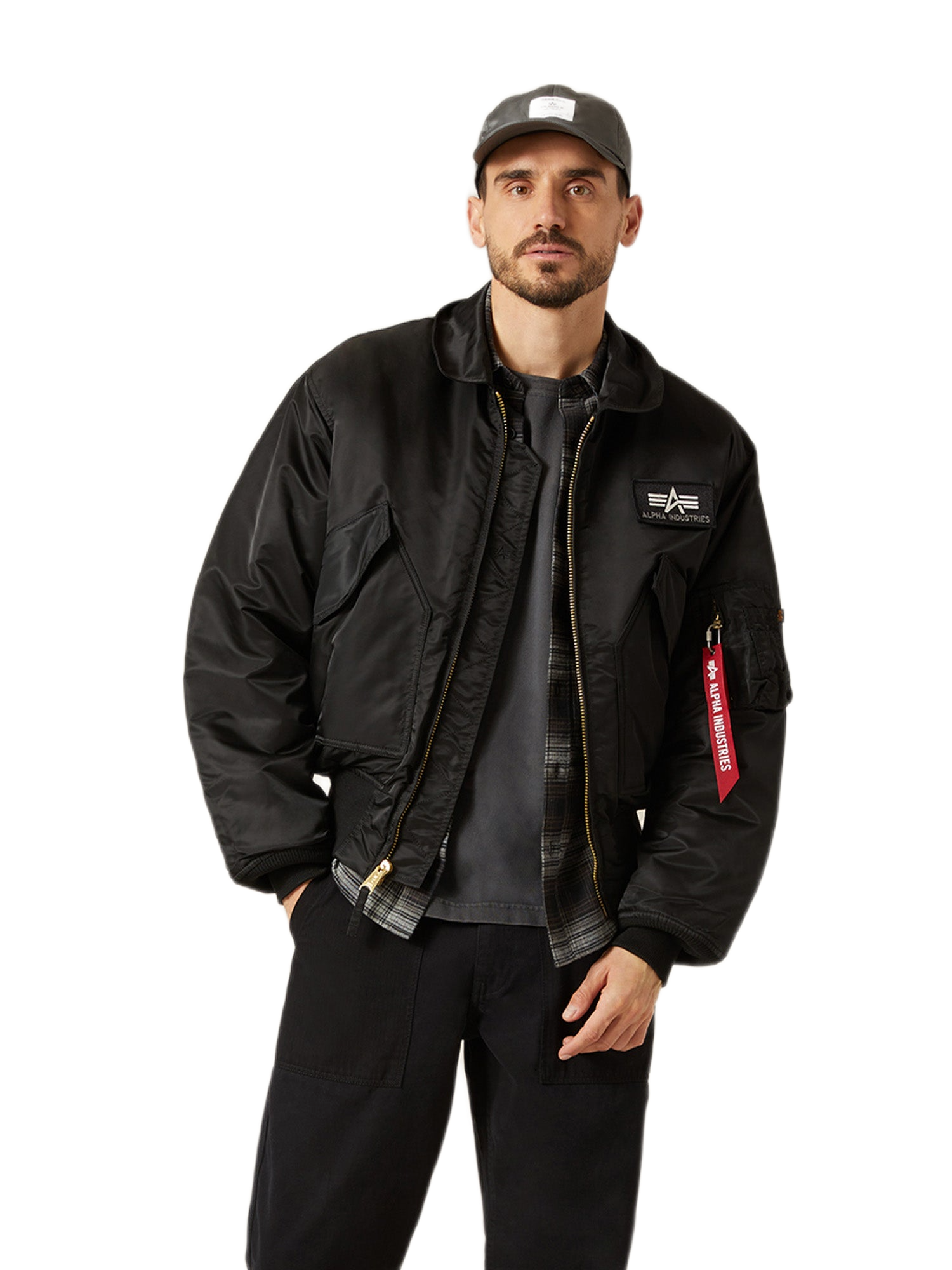 

Бомбер унисекс Alpha Industries CWU-45 черный XL, CWU-45