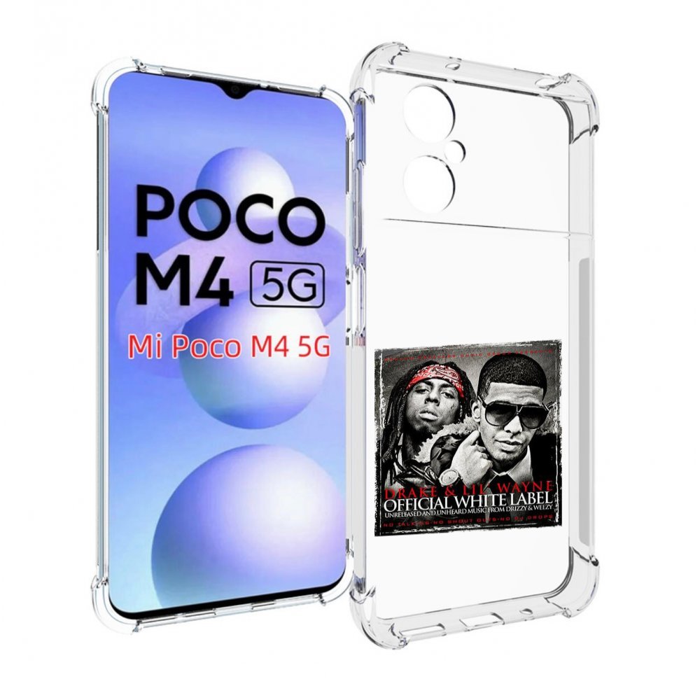 

Чехол MyPads Drake - Official White Label для Xiaomi Poco M4 5G, Прозрачный, Tocco