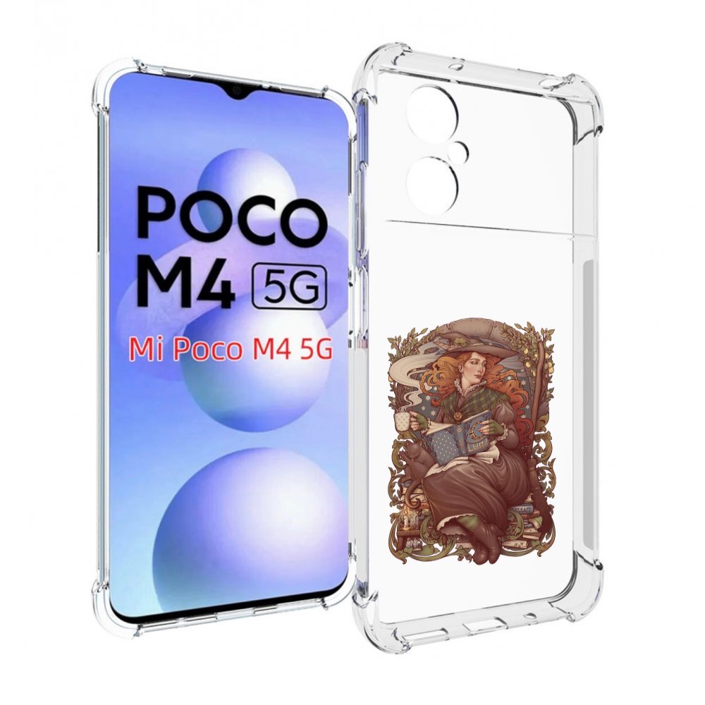 

Чехол MyPads Женские_126 для Xiaomi Poco M4 5G, Прозрачный, Tocco
