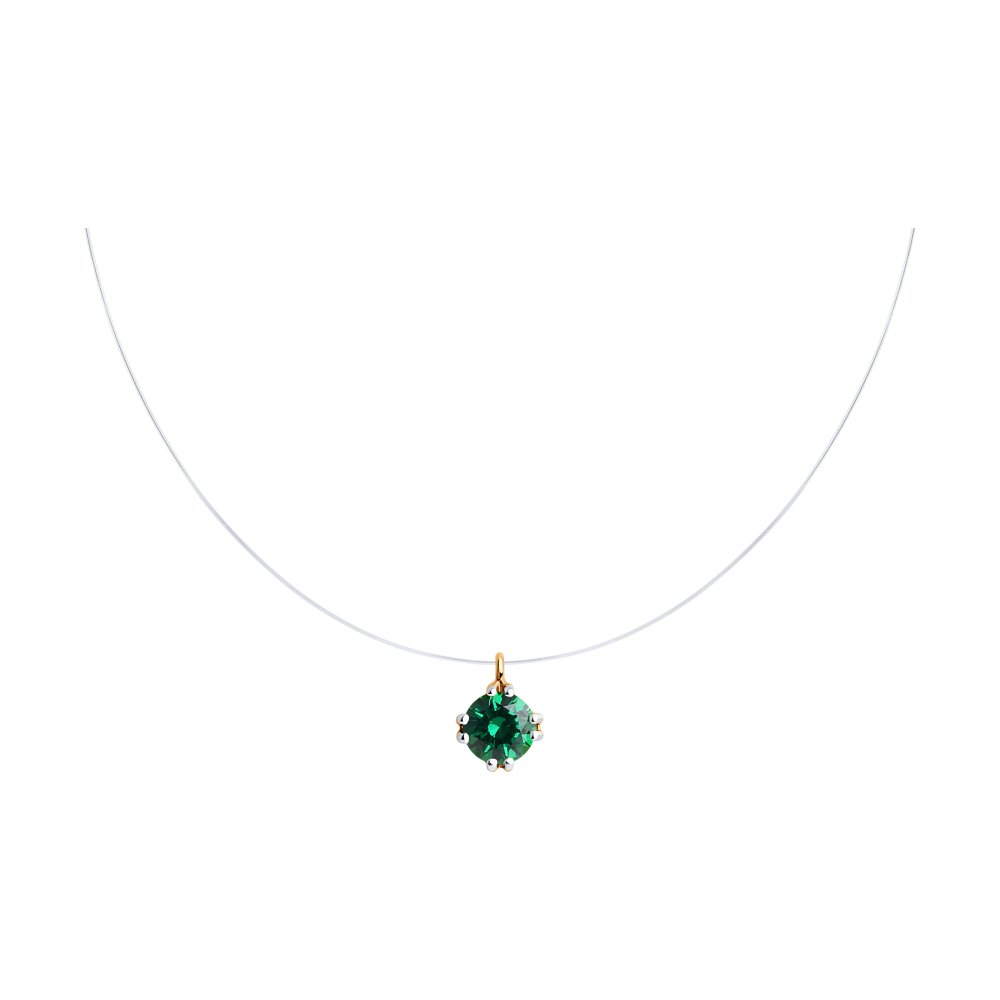 

Колье из красного золота с фианитом 42 см Diamant 51-170-01156-2, 51-170-01156-2
