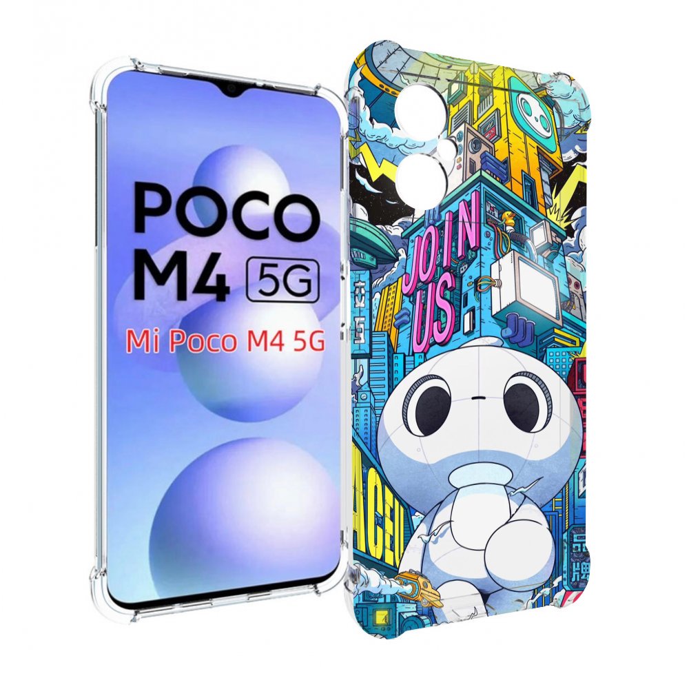 

Чехол MyPads FaceU для Xiaomi Poco M4 5G, Прозрачный, Tocco
