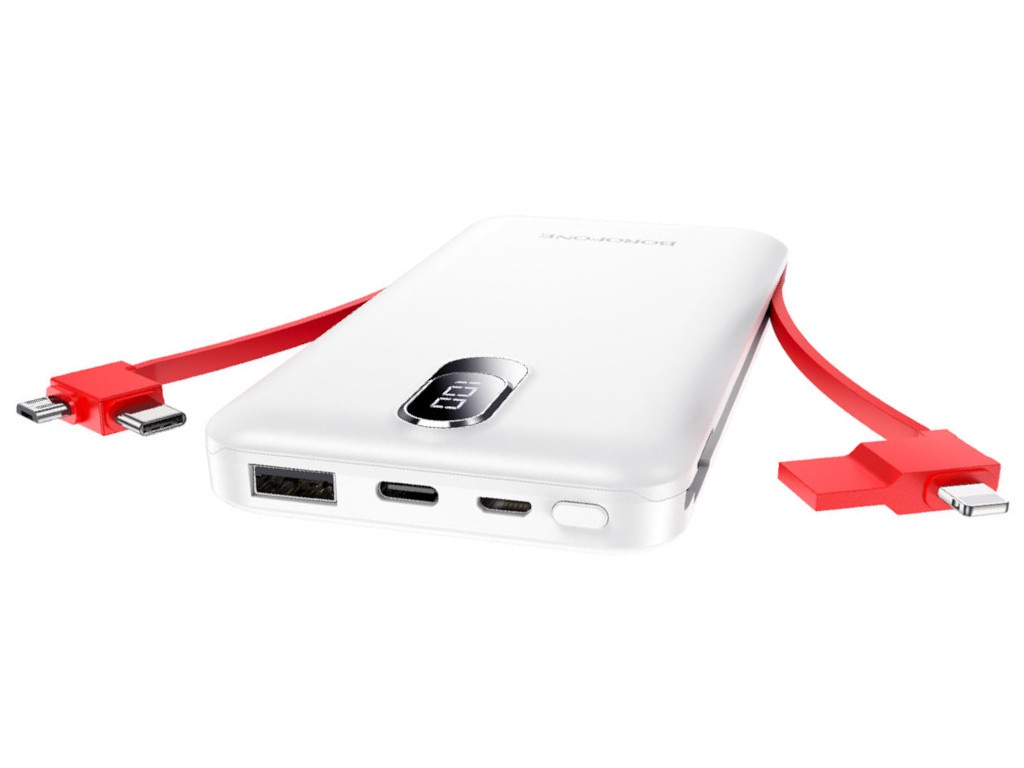 фото Внешний аккумулятор borofone power bank bj2 buena 10000mah white