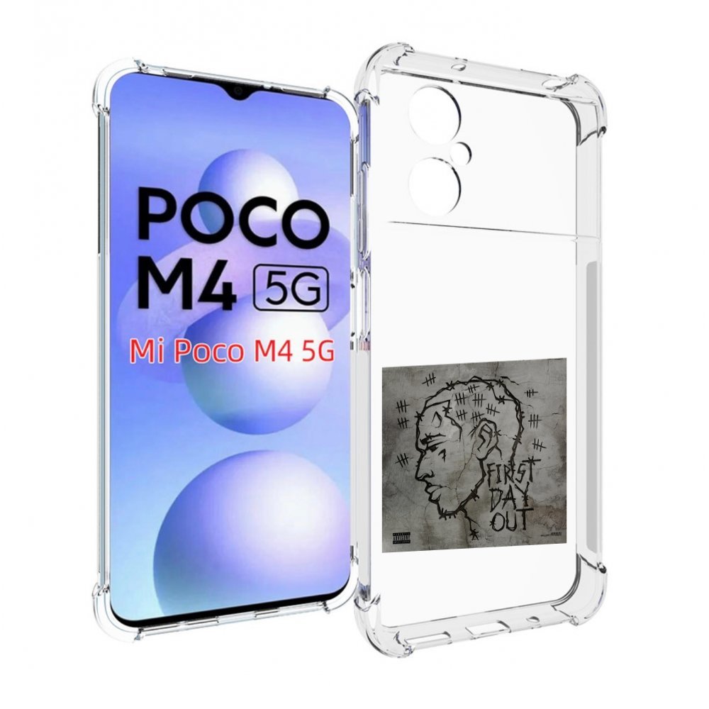 

Чехол MyPads First Day Out для Xiaomi Poco M4 5G, Прозрачный, Tocco