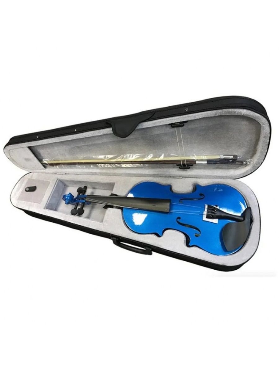 Brahner Bvc-370/mbl 4/4 - Скрипка окрашенная, цвет - Голубой
