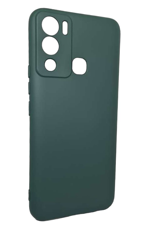 

Чехол-накладка Mariso Nano с микрофиброй для Infinix HOT 12i Зеленый