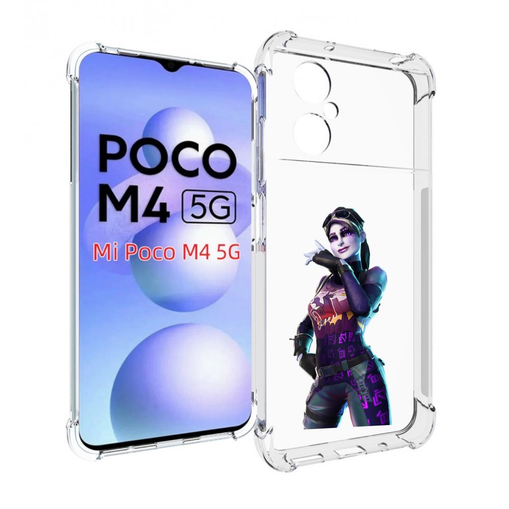 

Чехол Mypads Fortnite-3 Для Poco M4 5G, Прозрачный, Tocco