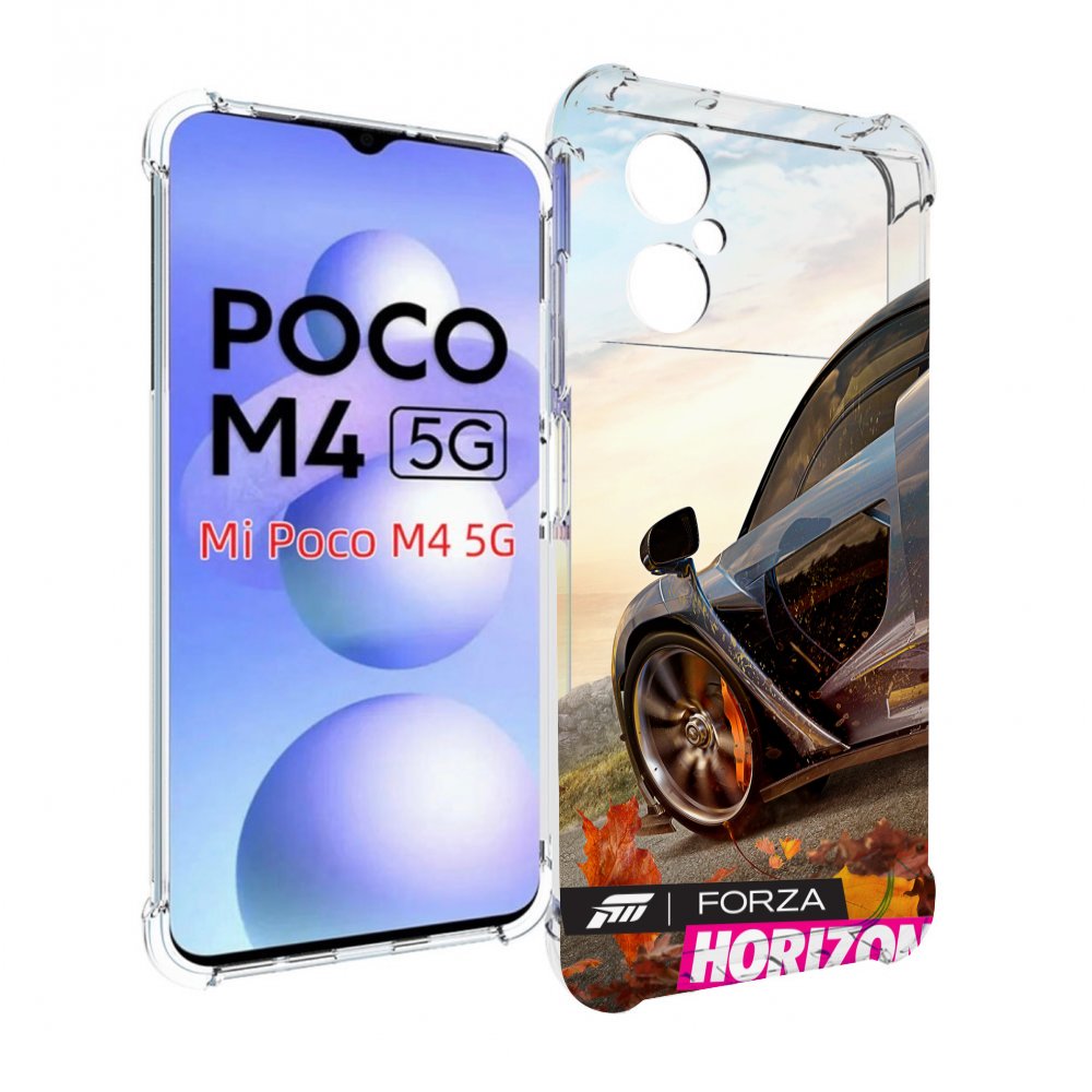 

Чехол Mypads Forza Horizon 4 Для Poco M4 5G, Прозрачный, Tocco