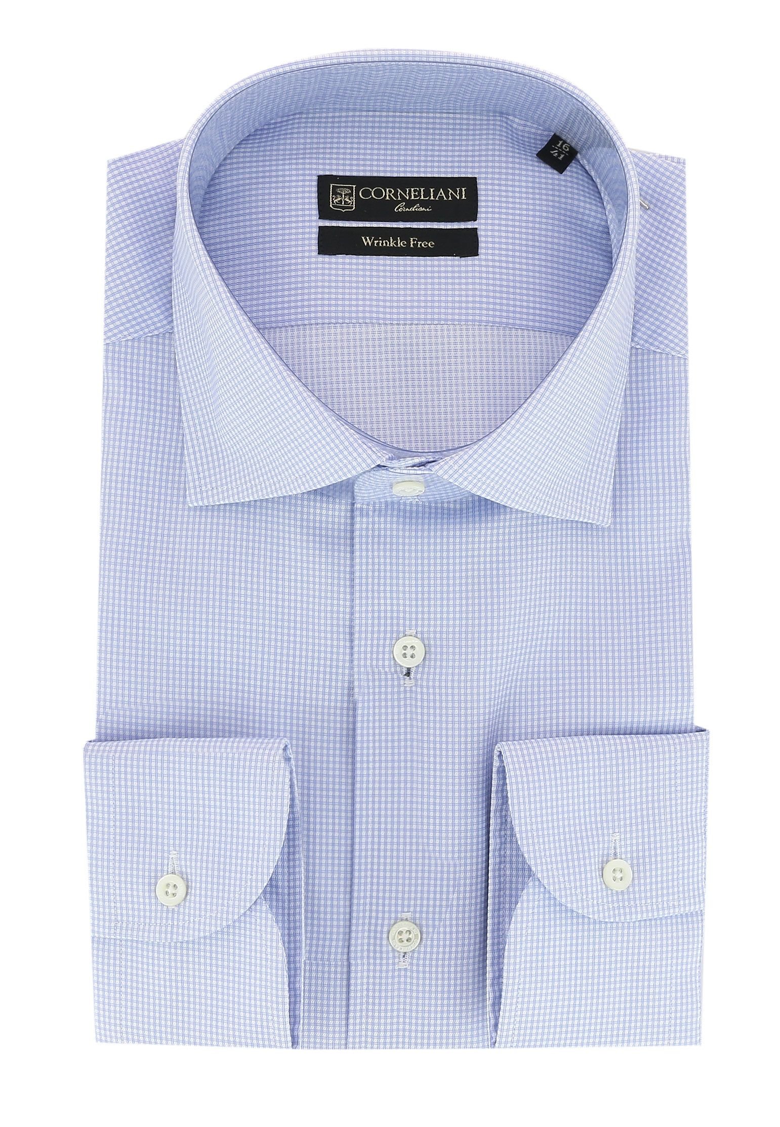 

Рубашка мужская Corneliani 100065 голубая 42, Голубой, 100065