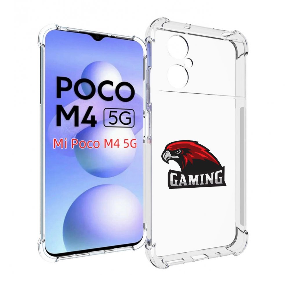 

Чехол MyPads Gaming-1 мужской для Xiaomi Poco M4 5G, Прозрачный, Tocco