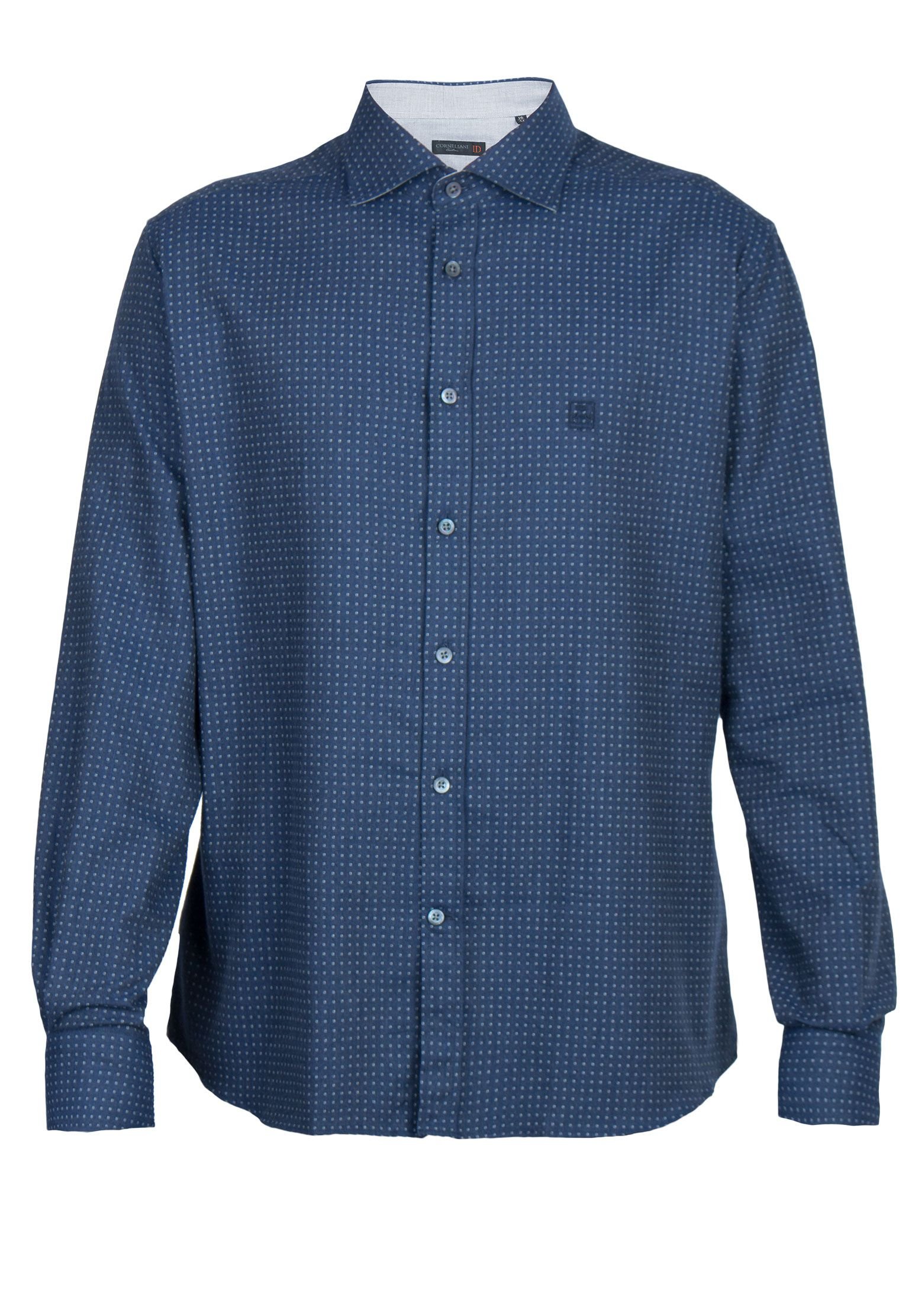

Рубашка мужская Corneliani 100073 синяя 44, 100073