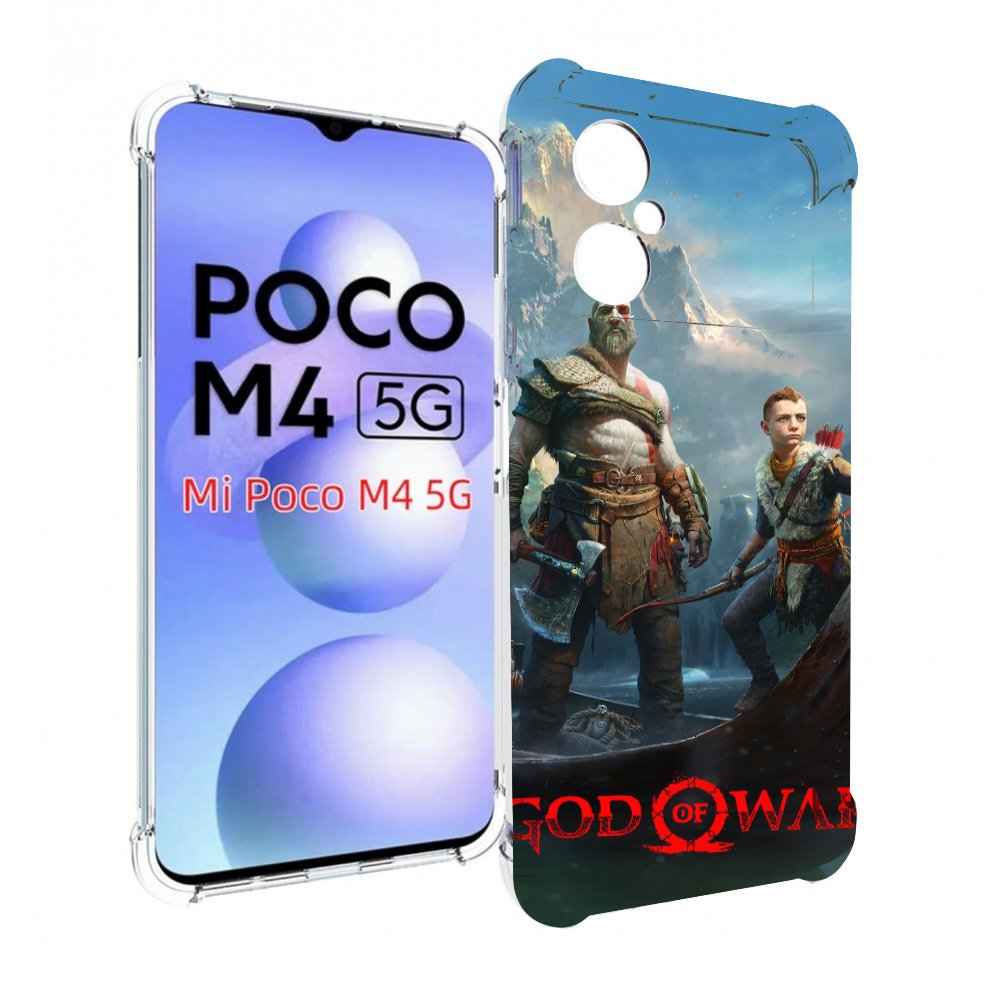 

Чехол MyPads God Of War Кратос Атрей для Xiaomi Poco M4 5G, Прозрачный, Tocco