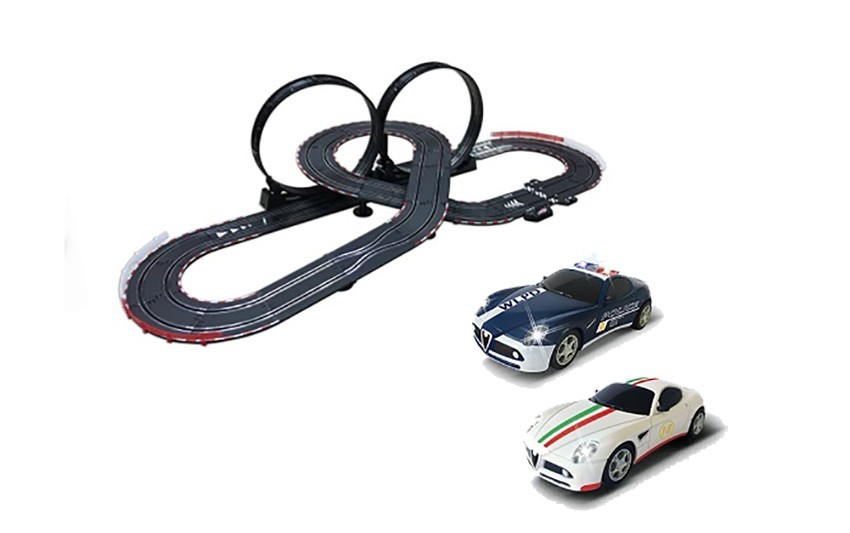

Гоночный автотрек Top Racer Alfa Romeo 1:43 (2 машинки, 6 метров) - TR-01L
