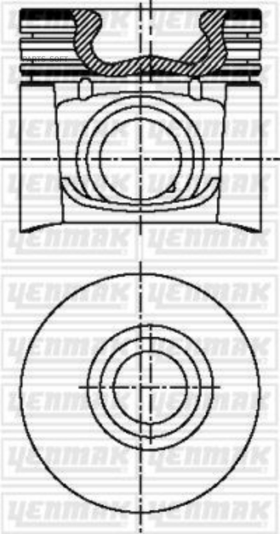 

94,40 mm. Комплект(поршень+кольца)