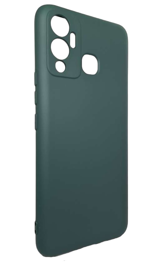 

Чехол-накладка Mariso Nano с микрофиброй для Infinix HOT 12 Play Зеленый