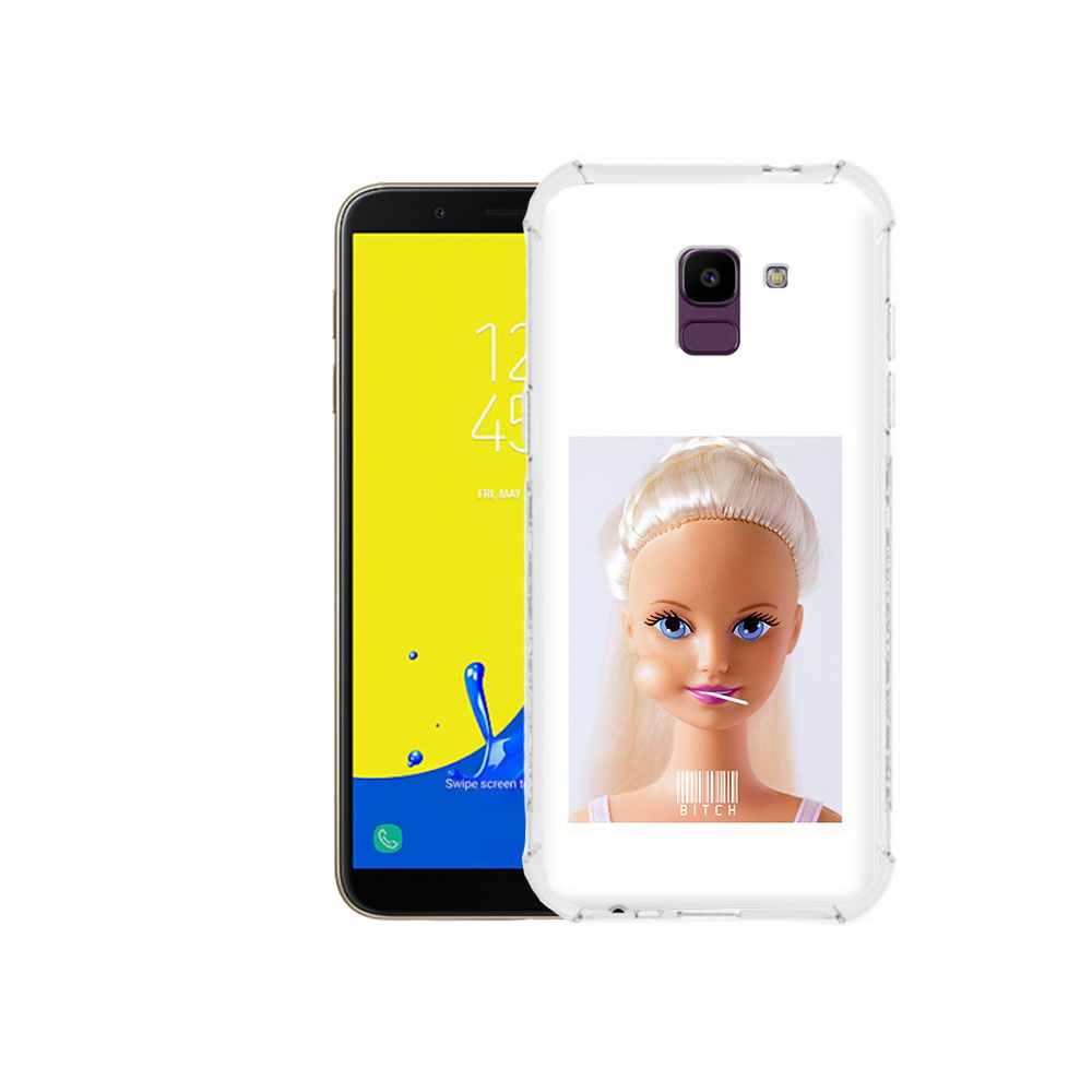 

Чехол MyPads Tocco для Samsung Galaxy J6 (2018) барби, Прозрачный, Tocco