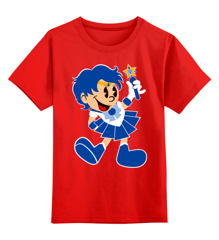 

Детская футболка Printio Сейлор мун цв.красный р.128, 0000002341095