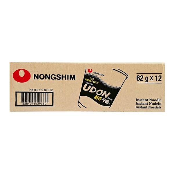 

Лапша быстрого приготовления Nongshim темпура удон, стакан 62 г х 12 шт