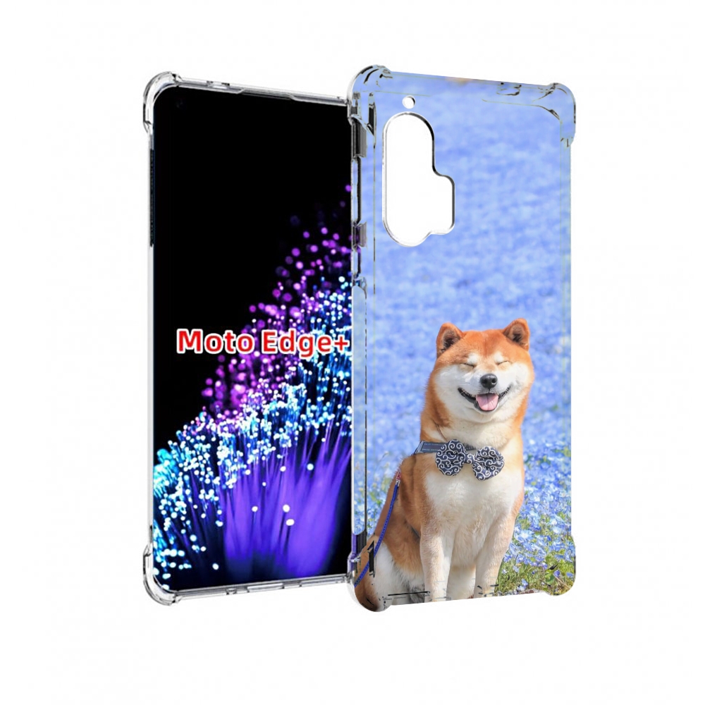 

Чехол MyPads сиба шиба ину 2 для Motorola Edge+ Plus, Прозрачный, Tocco