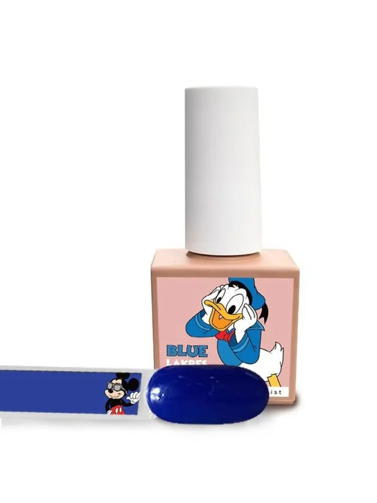 Гель-лак Lakres Mickey Mouse Blue, 10 мл оснастка для круглой печати карманная colop stamp mouse r40 диаметр 40 мм корпус синий