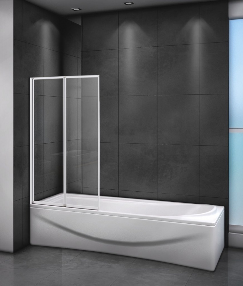 

Душевая шторка на ванну CEZARES RELAX 80х140 (RELAX-V-2-80/140-C-Bi) универсальная