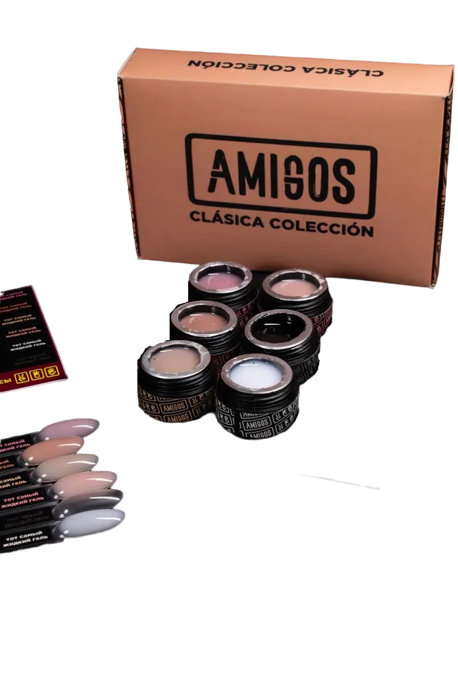 Набор Тот самый Жидкий гель Amigos CLASICA COLECCION, 6 гелей по 5 мл