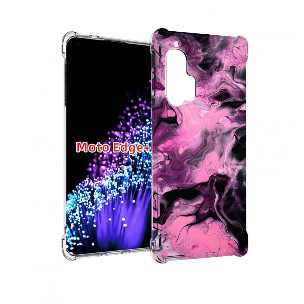 

Чехол MyPads смешивание-фиолетового для Motorola Edge+ Plus, Прозрачный, Tocco