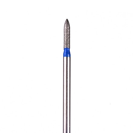 Фреза алмазная Ice Nova, Цилиндр закругленный D=1,4 мм, синяя