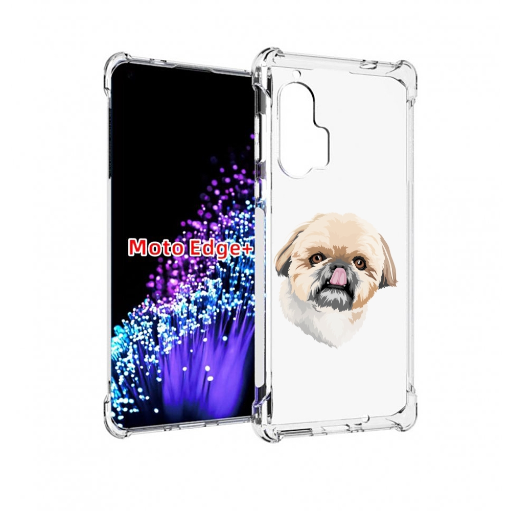 

Чехол MyPads собачка-с-язычком для Motorola Edge+ Plus, Прозрачный, Tocco