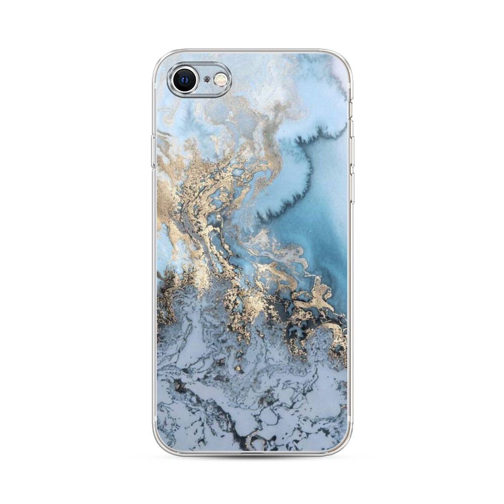 

Чехол Awog на Apple iPhone SE 2020 / Айфон SE 2020 "Морозная лавина синяя", Разноцветный, 12450-3
