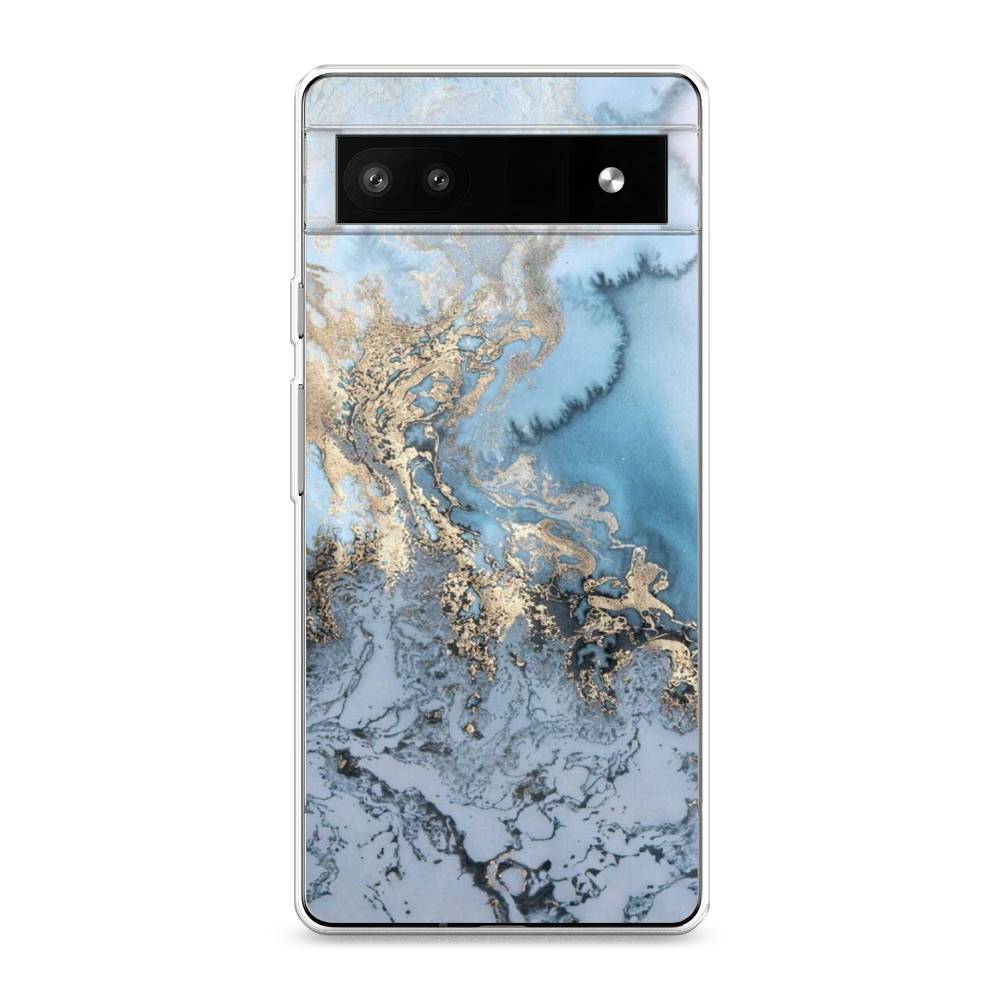 

Чехол Awog на Google Pixel 6A "Морозная лавина синяя", Разноцветный, 271150-3