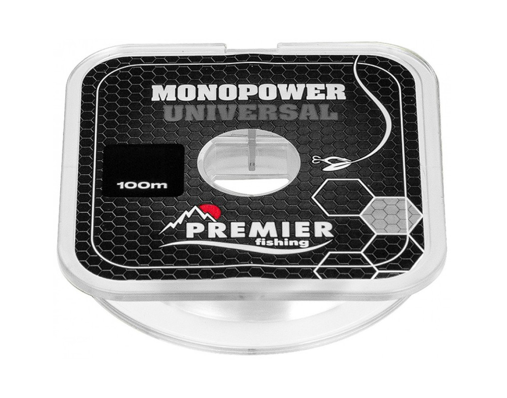 

Леска монофильная Premier Fishing Monopower Universal 0,28 мм, 100 м, 7,2 кг, clear, Прозрачный, Monopower Universal