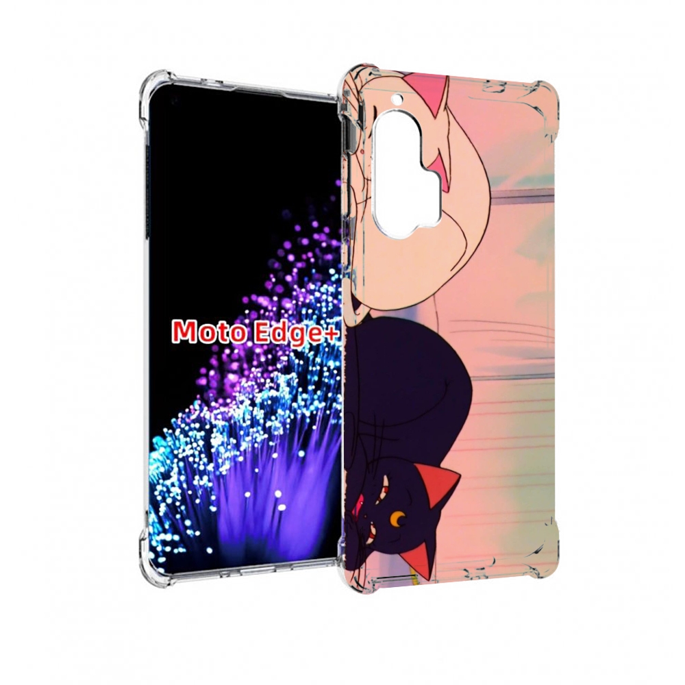 

Чехол MyPads спящие коты для Motorola Edge+ Plus, Прозрачный, Tocco