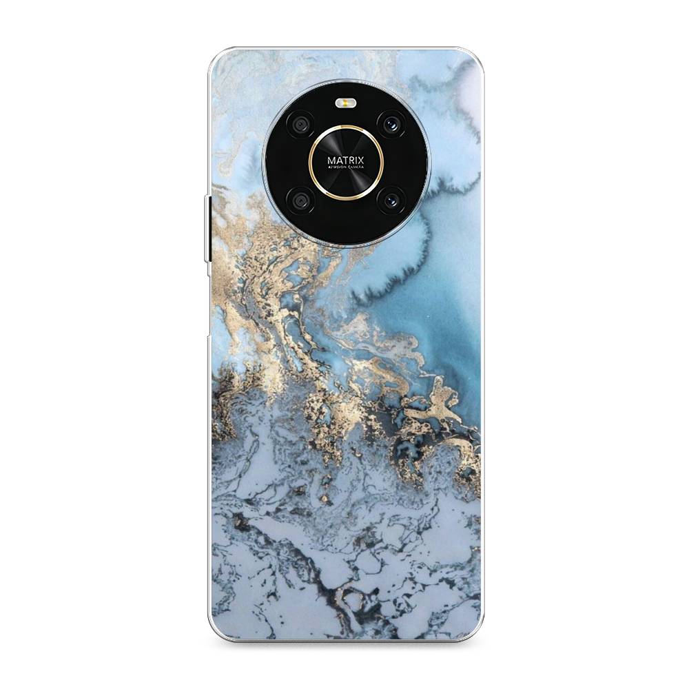 

Чехол Awog на Honor X9 4G/Magic4 Lite 4G "Морозная лавина синяя", Разноцветный, 6108150-3