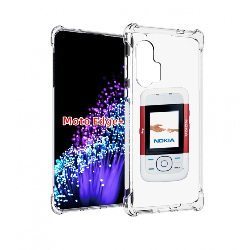 

Чехол MyPads старая нокия для Motorola Edge+ Plus, Прозрачный, Tocco
