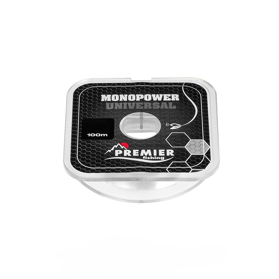 Леска монофильная Premier Fishing Monopower Universal 0,45 мм, 100 м, 19,5 кг, clear