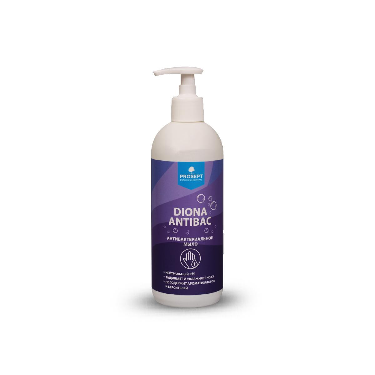 Антибактериальное жидкое мыло Diona Antibac 500 мл synergetic жидкое мыло лемонграсс и мята антибактериальное с эффектом нейтрализации запаха 1000 0