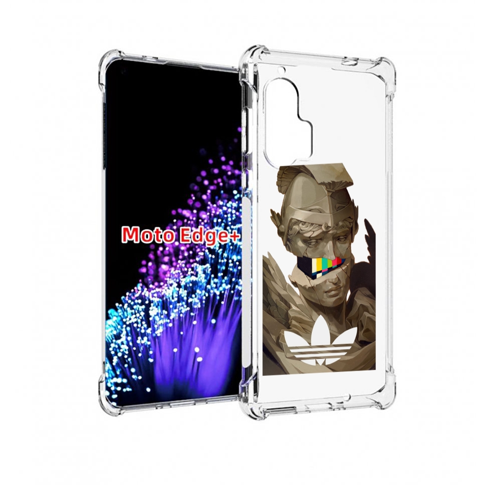 

Чехол MyPads статуя-адидас для Motorola Edge+ Plus, Прозрачный, Tocco