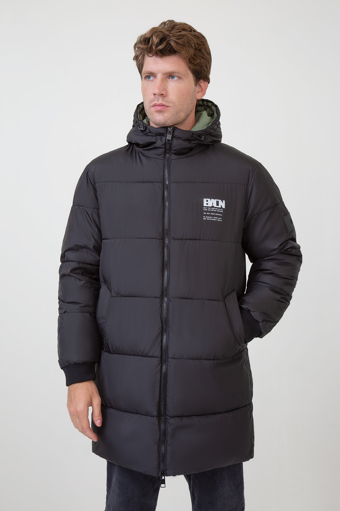 Зимняя куртка мужская Baon B5723503 черная XL