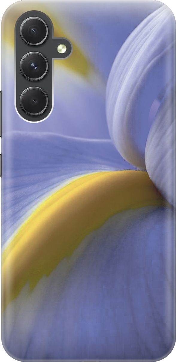 

Силиконовый чехол на Samsung Galaxy A54 5G "Синяя калла", Желтый;фиолетовый, 158759