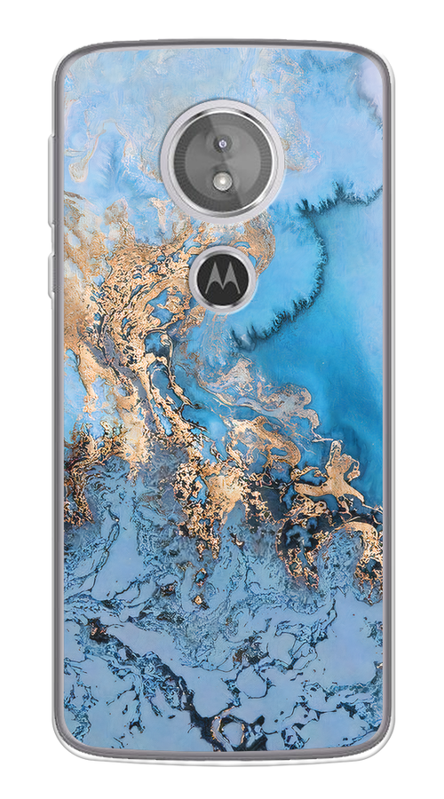 

Чехол Awog на Motorola Moto G6 Play / Моторола Мото G6 Плэй "Морозная лавина синяя", Разноцветный, 240950-3
