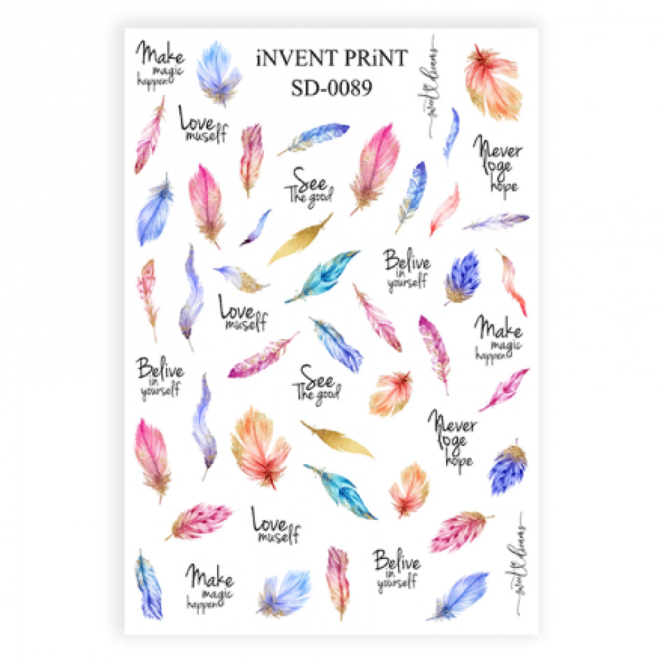 

Слайдер-дизайн iNVENT PRiNT №IPN-42, 5 шт., Разноцветный