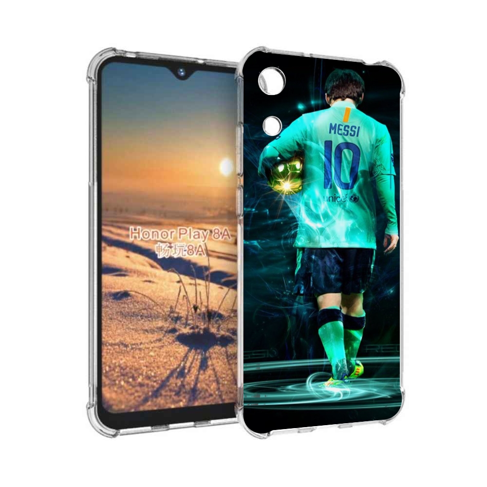 

Чехол бампер MyPads Месси мужской для Honor 8A, Прозрачный, Tocco