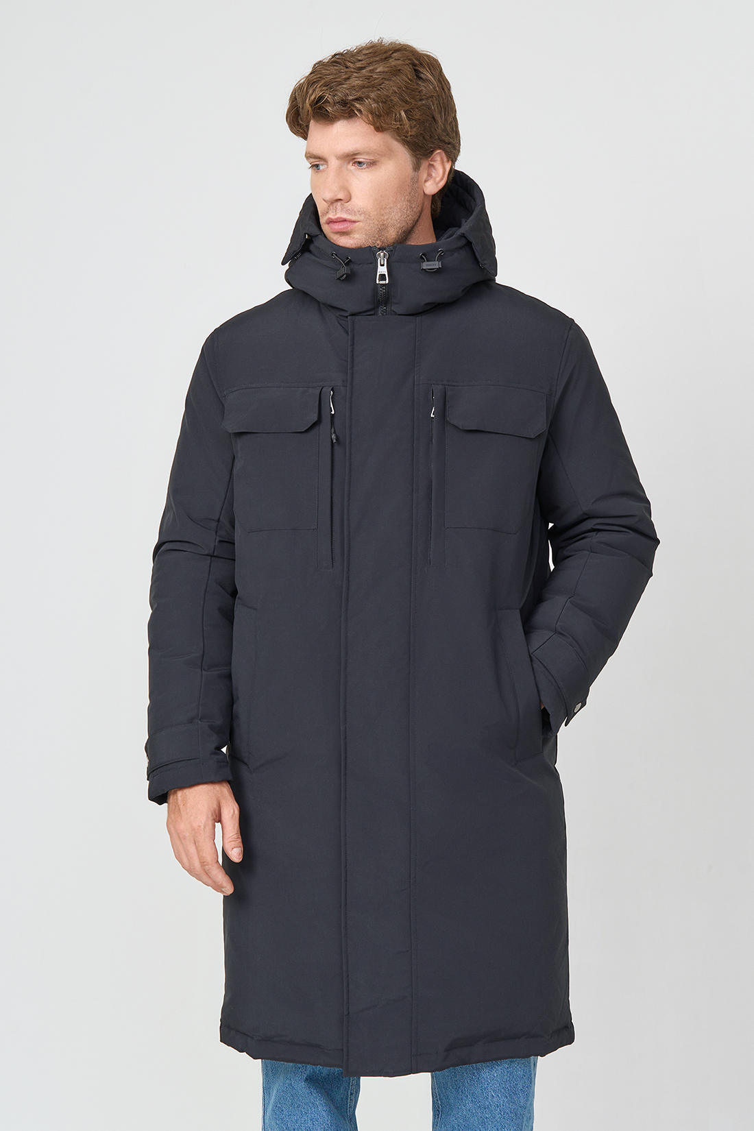 

Зимняя куртка мужская Baon B5223501 черная XXL, Черный, B5223501