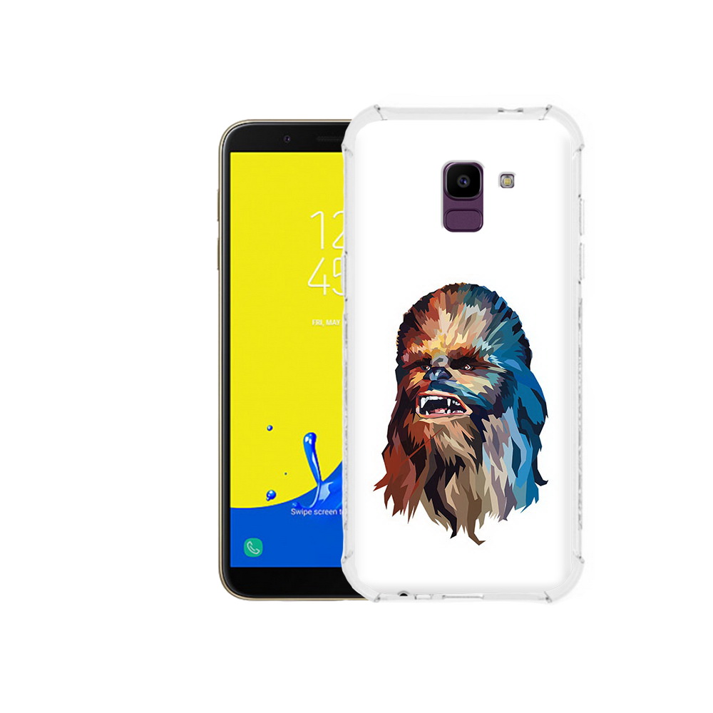 

Чехол MyPads Tocco для Samsung Galaxy J6 (2018) star wars звездные войны, Прозрачный, Tocco