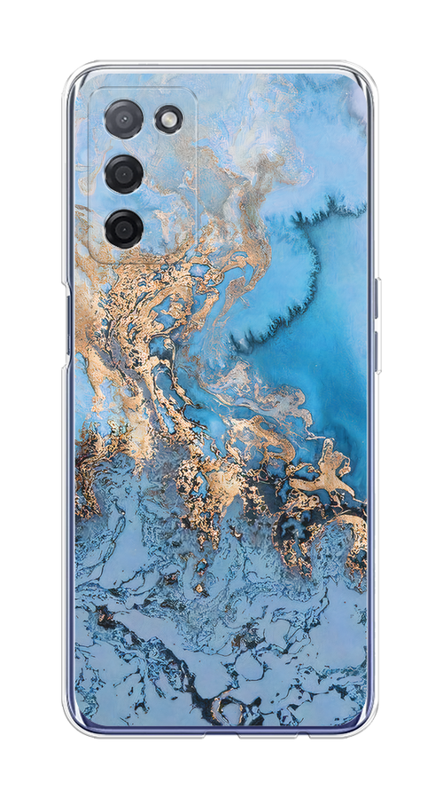 

Чехол Awog на Oppo A55 5G "Морозная лавина синяя", Разноцветный, 256250-3