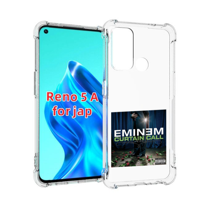 

Чехол MyPads Eminem CURTAIN CALL, THE HITS для Oppo Reno 5A, Прозрачный, Tocco